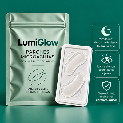 Parches microagujas para bolsas y ojeras oscuras