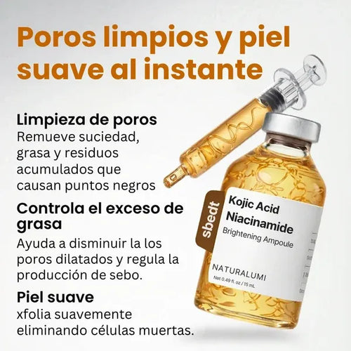 Ampollas Glow Coreano | PDRN de Salmón, Hialurónico y Kójico